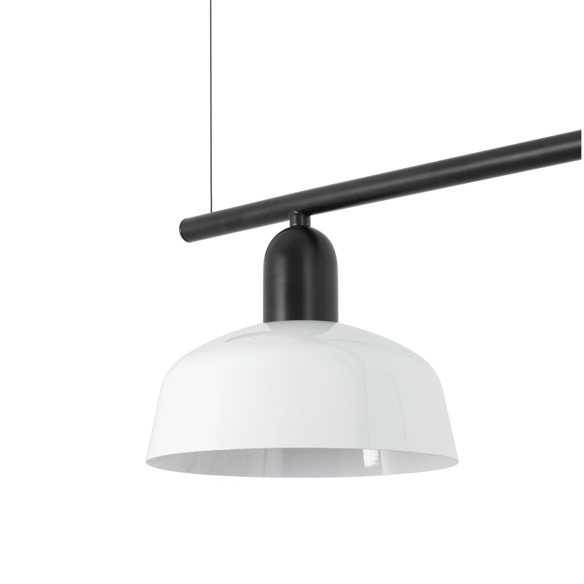 Tatawin 100cm Blanco Lámpas de techo De Faro Barcelona - La forma de la pantalla se inspira en los tejados de las casas tradicionales de Tataouine, un pueblo del sureste de T&uacute;nez.