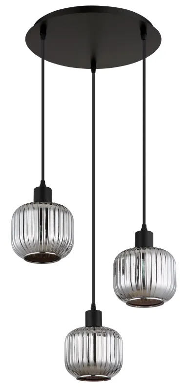 Tom Ø42 Color humo Lámpas de techo De Globo Lighting - Den mattsvarta metallen ger ett modernt uttryck och passar perfekt in i olika inredningsstilar.