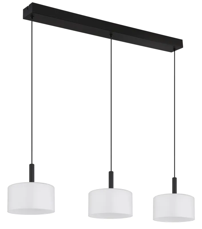 Trenton 96cm Blanco Lámpas de techo De Globo Lighting - Denna takpendel &auml;r idealisk f&ouml;r matsalar och k&ouml;k, d&auml;r den skapar en inbjudande atmosf&auml;r och ett stilrent uttryck.