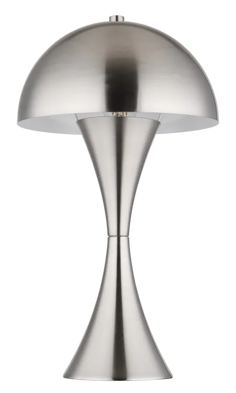 Dima 36cm Níquel lámpara de mesa De Globo Lighting - Perfekt f&ouml;r moderna milj&ouml;er, d&auml;r den ger en sofistikerad touch samtidigt som den sprider behagligt ljus.