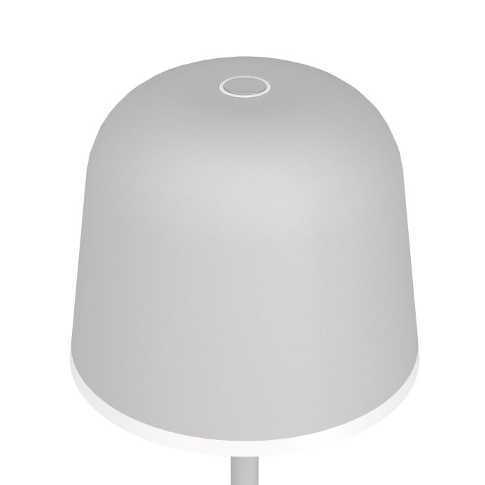 Mannera 34cm Gris portátil De Eglo - La lámpara tiene un diseño elegante y crea una atmósfera atmosférica dondequiera que la coloques.