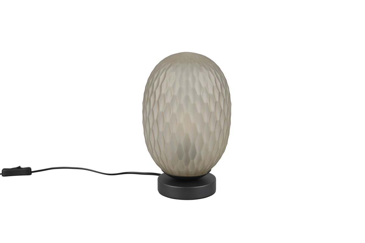 Facette 28cm Verde lámpara de mesa De Trio Lighting - 