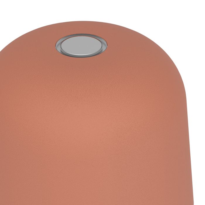 Mannera 20cm ROJO portátil De Eglo - La lámpara tiene un diseño elegante y crea una atmósfera atmosférica dondequiera que la coloques.