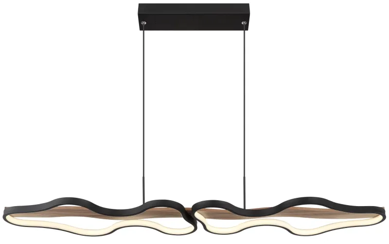 Bezzy 112cm Naturaleza Lámpas de techo De Globo Lighting - Med en l&auml;ngd p&aring; 1120 mm och en bredd p&aring; 255 mm blir den en i&ouml;gonfallande detalj i rummet och skapar en st&auml;mningsfull atmosf&auml;r.