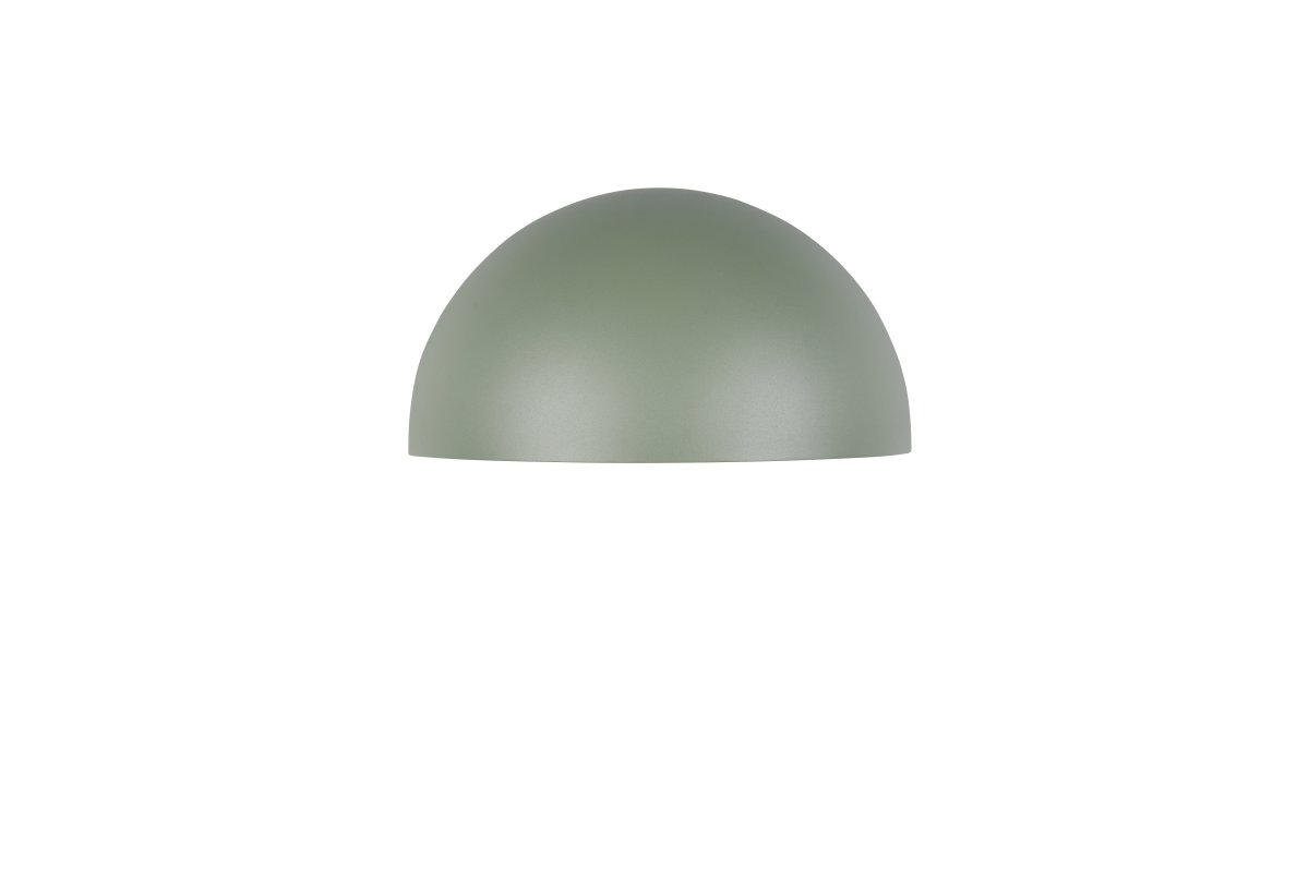 Maas 27cm Verde lámpara de exterior De Trio Lighting - Maas es una elegante l&aacute;mpara de pared con una forma suavemente redondeada en un moderno color verde salvia.