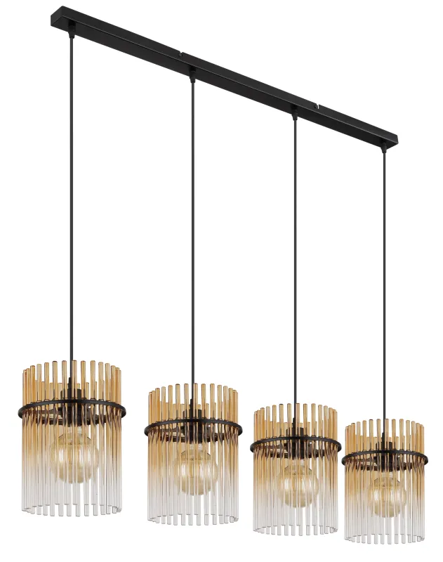 Gorley 110cm Ámbar Lámpas de techo De Globo Lighting - Gorley&nbsp;takpendel kombinerar elegant design med h&ouml;g funktionalitet och blir en sofistikerad inredningsdetalj i ditt hem.