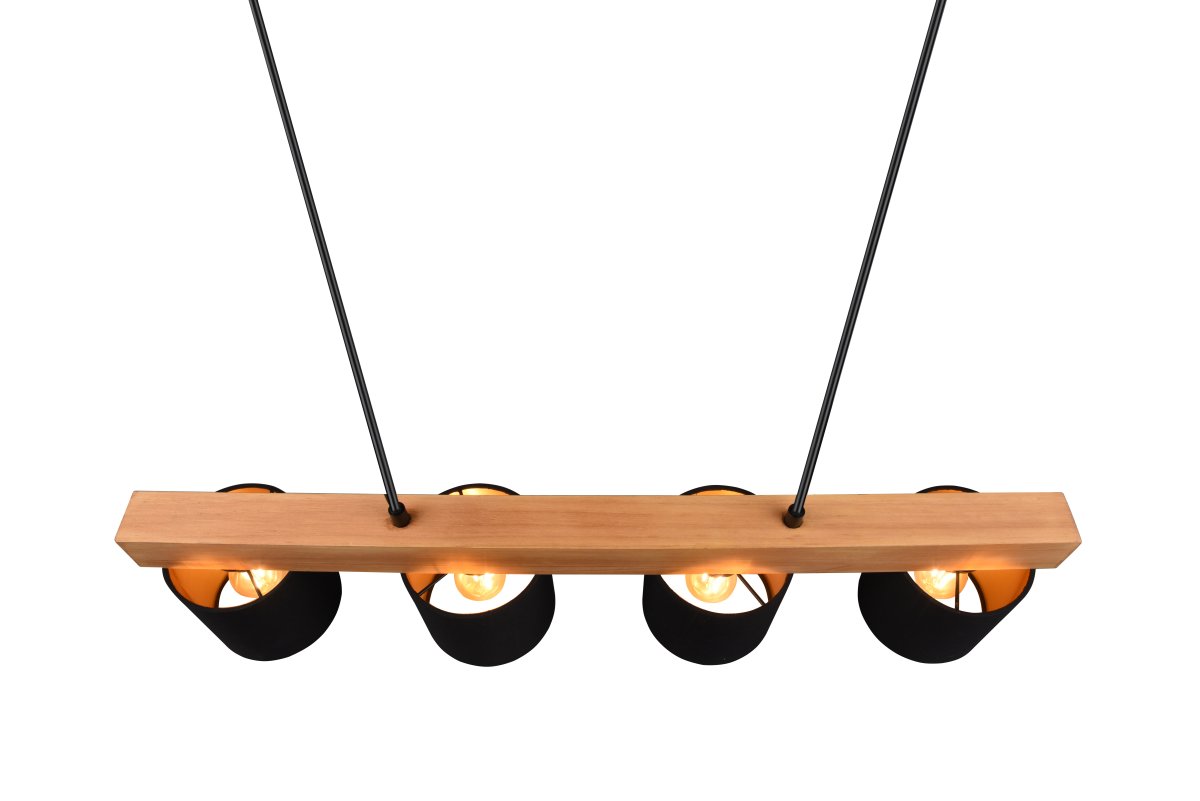 Cameron 75cm Negro Lámpas de techo De Trio Lighting - 