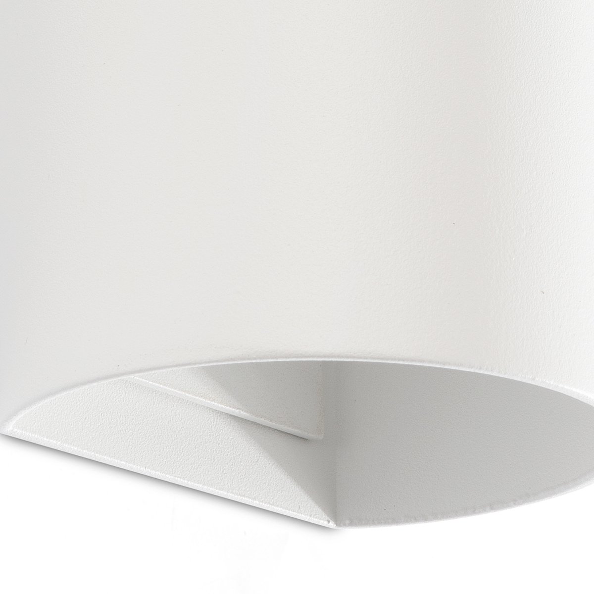 Sole 15cm Blanco lámpara de pared De Faro Barcelona - Disponible en dos tama&ntilde;os y con distribuci&oacute;n de luz unilateral o bilateral, es ideal para pasillos y espacios reducidos.