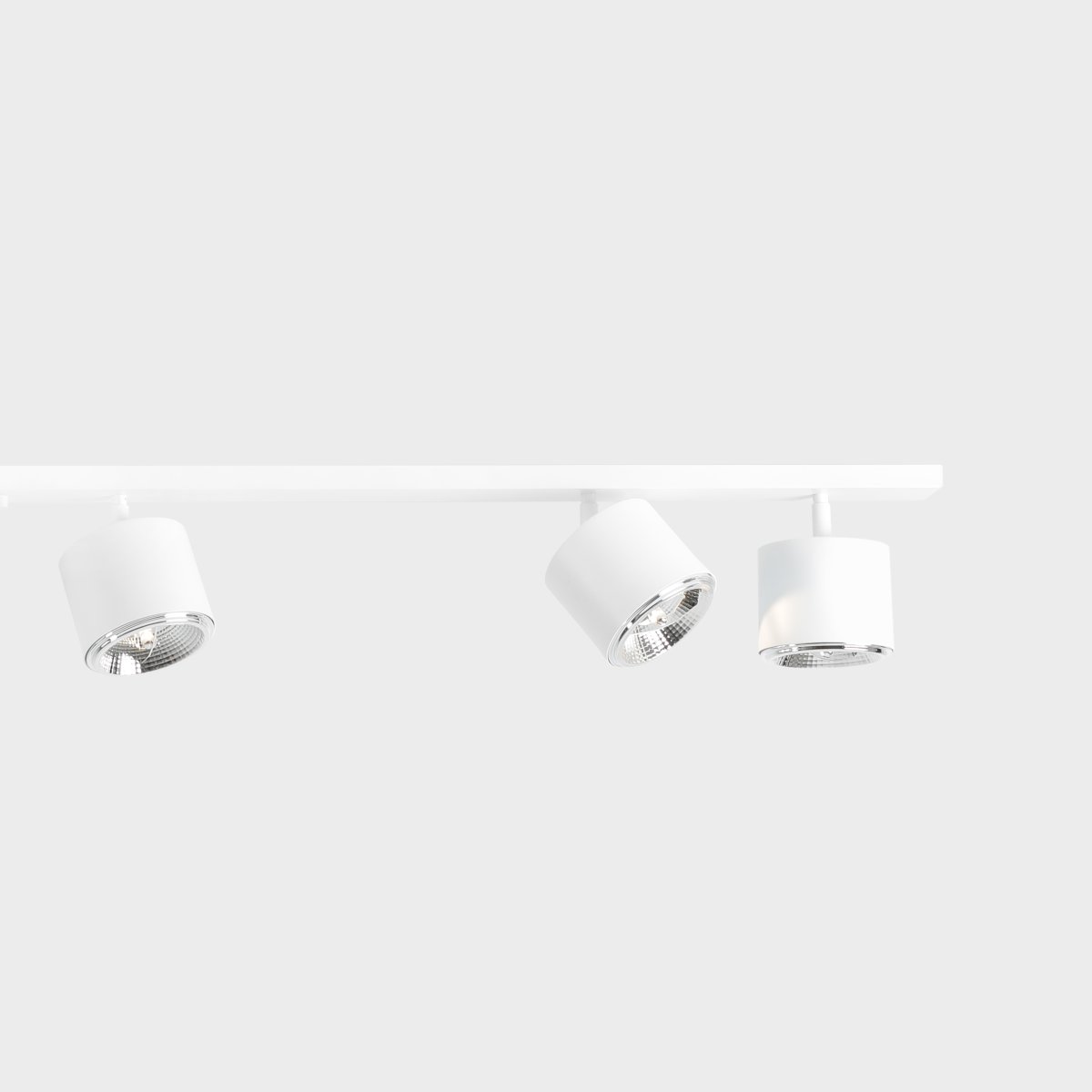 Bot 6 Blanco foco de techo De Artera - Esta moderna lámpara de techo con seis elegantes focos ofrece una combinación perfecta de funcionalidad y diseño minimalista.