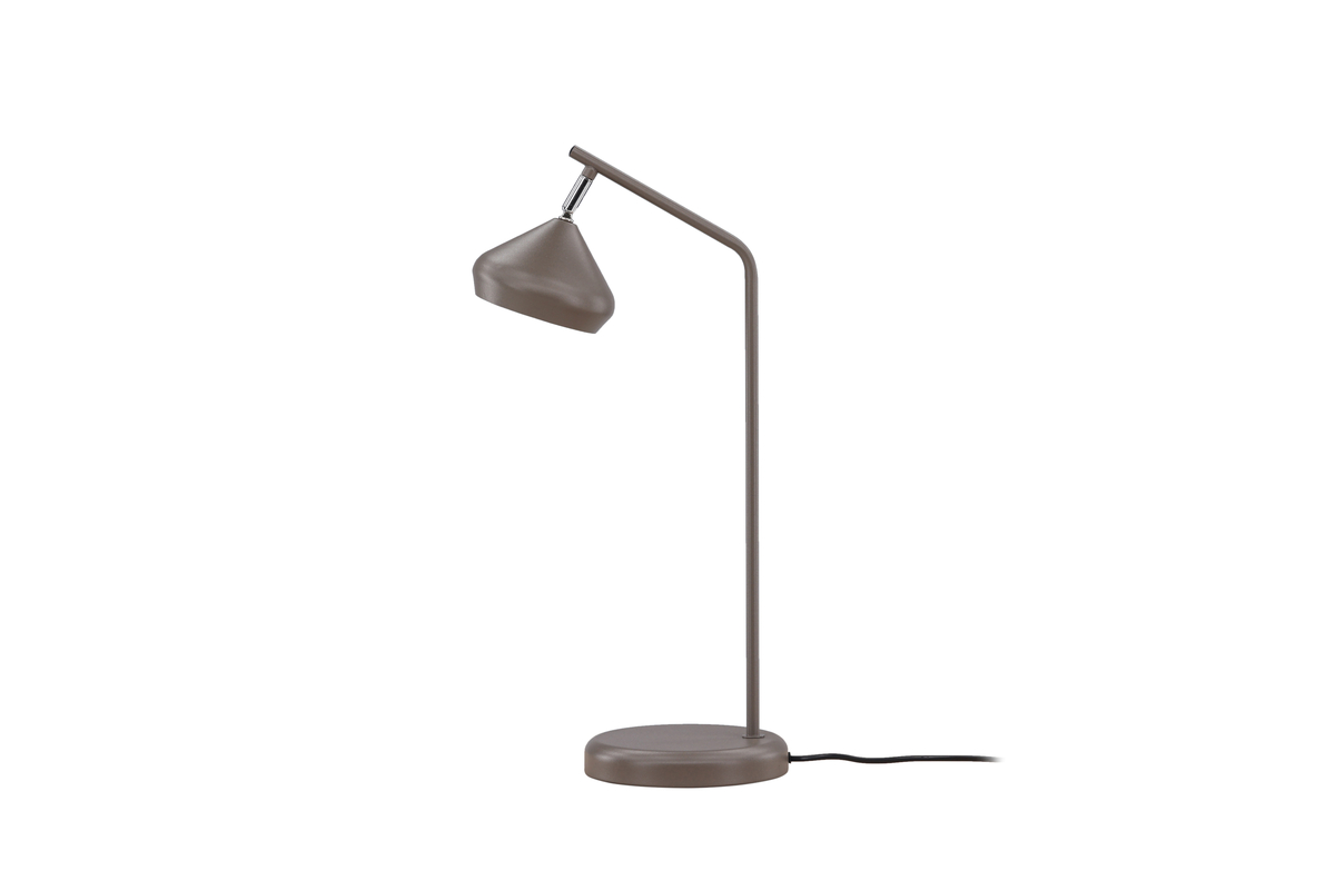 Isaberg 52cm Ante lámpara de escritorio De Venture Design - Deje que la lámpara de mesa marrón Isberg ilumine su hogar con su brillo cálido y acogedor.