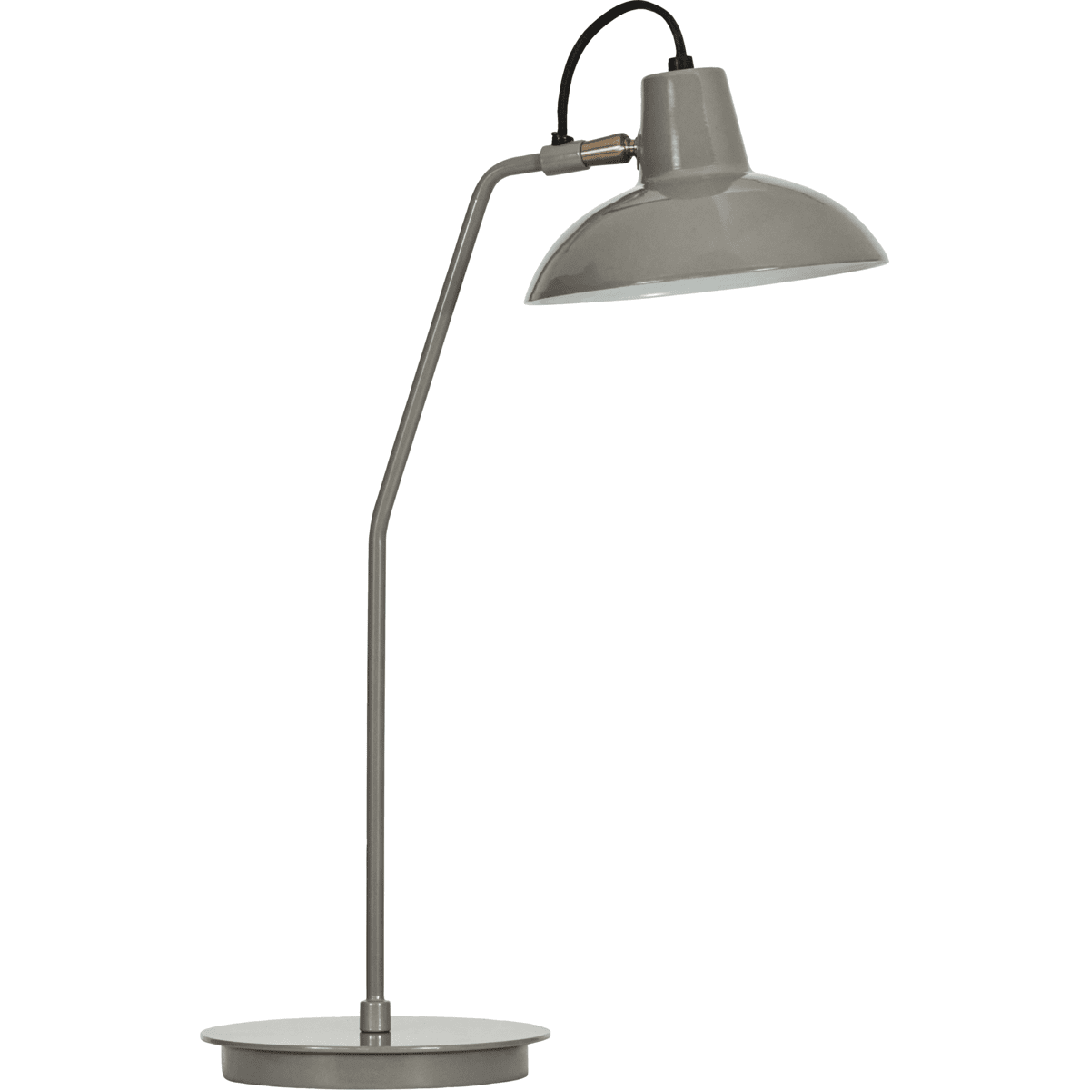 Desk 50cm Gris lámpara de escritorio De House Doctor - Con esta lámpara de mesa de elegante diseño podrás añadir un toque de estilo industrial moderno a cualquier estancia.