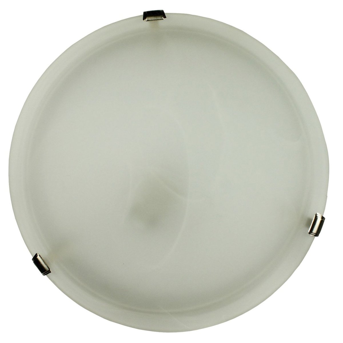 Plafond Ø40 Satén blanco plafón De Oriva - Esta lámpara de techo sencilla y elegante es perfecta para quienes buscan una fuente de iluminación discreta pero funcional.