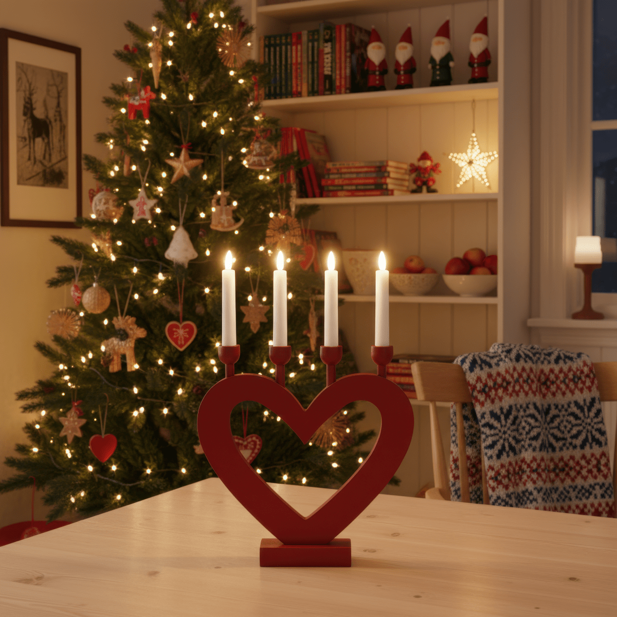 Corazón ROJO De Pixie Design - La forma de coraz&oacute;n crea una silueta encantadora y lo convierte en una hermosa decoraci&oacute;n, por ejemplo, en una ventana, sobre un escritorio o una mesita auxiliar.