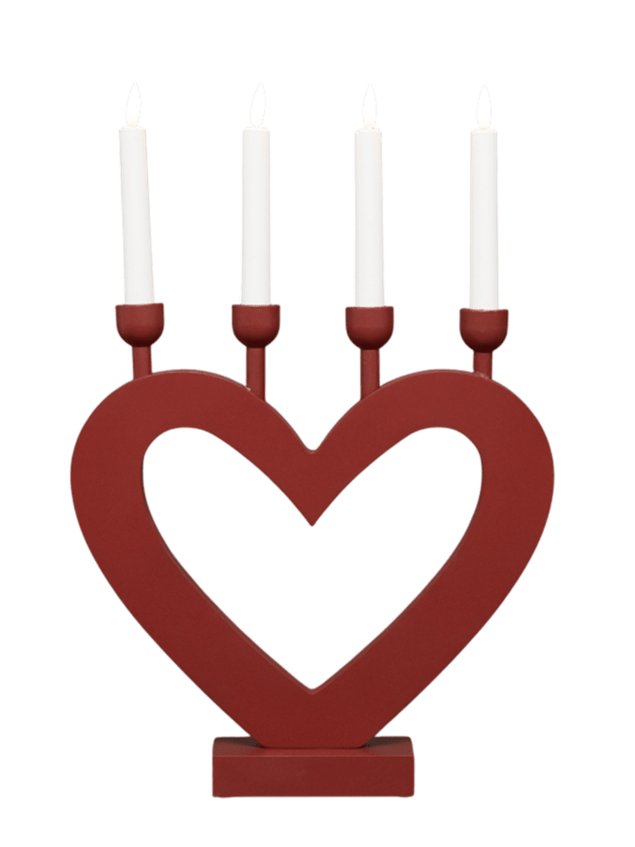 Corazón ROJO De Pixie Design - La forma de coraz&oacute;n crea una silueta encantadora y lo convierte en una hermosa decoraci&oacute;n, por ejemplo, en una ventana, sobre un escritorio o una mesita auxiliar.