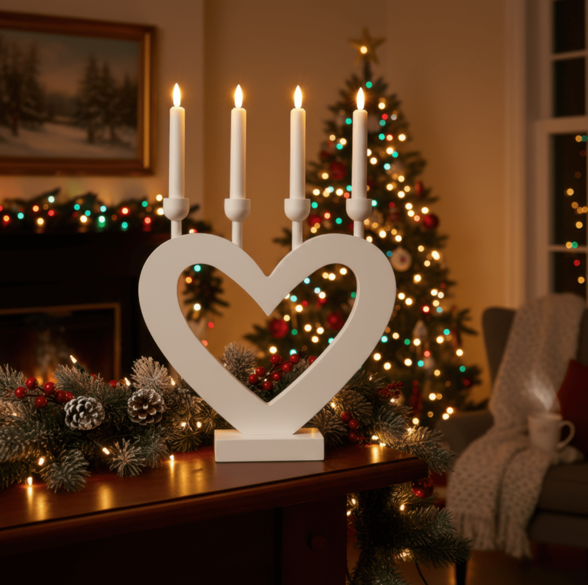 Corazón Blanco De Pixie Design - La forma de coraz&oacute;n crea una silueta encantadora y lo convierte en una hermosa decoraci&oacute;n, por ejemplo, en una ventana, sobre un escritorio o una mesita auxiliar.