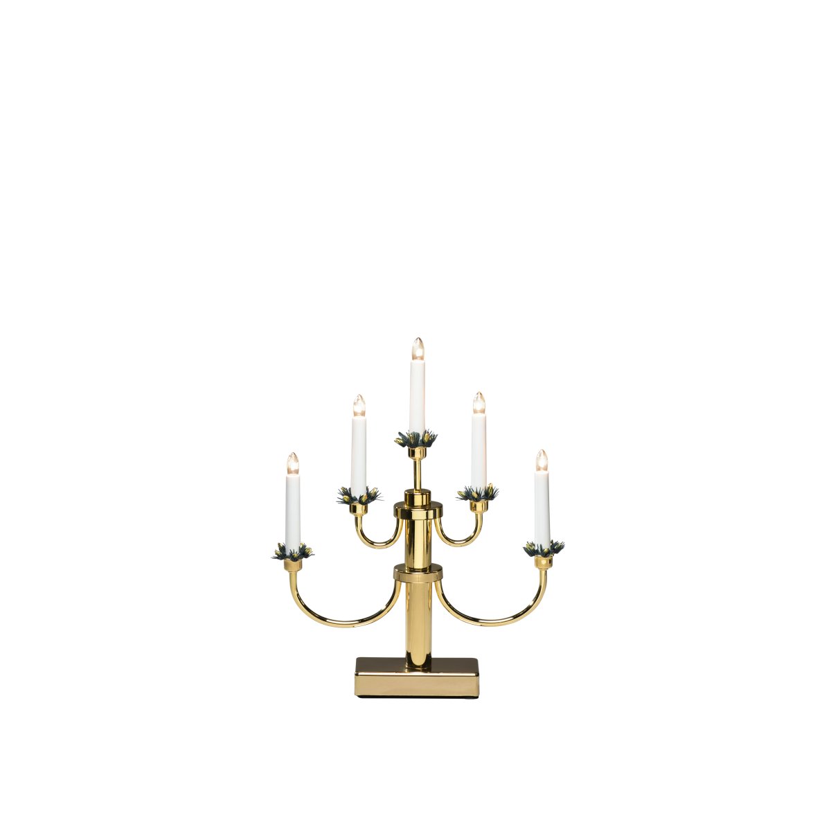 Candelabra 5 Lights Latón De Konstsmide - Su elegante dise&ntilde;o permite colocarlo f&aacute;cilmente en una ventana, sobre un escritorio o como un detalle encantador sobre una mesa.