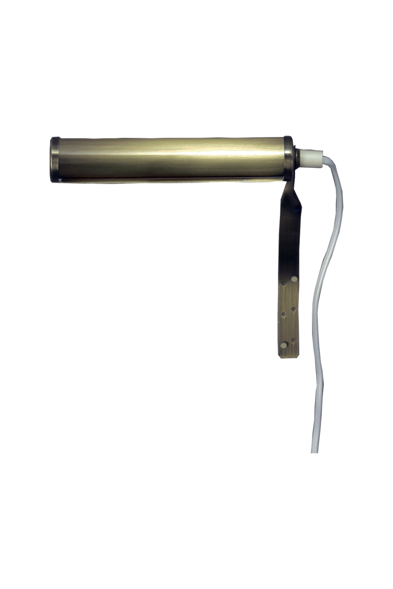 Picasso 23cm Latón antiguo De Aneta Lighting - La lámpara de pared compacta Picasso es una elegante lámpara de metal con acabado en latón antiguo.