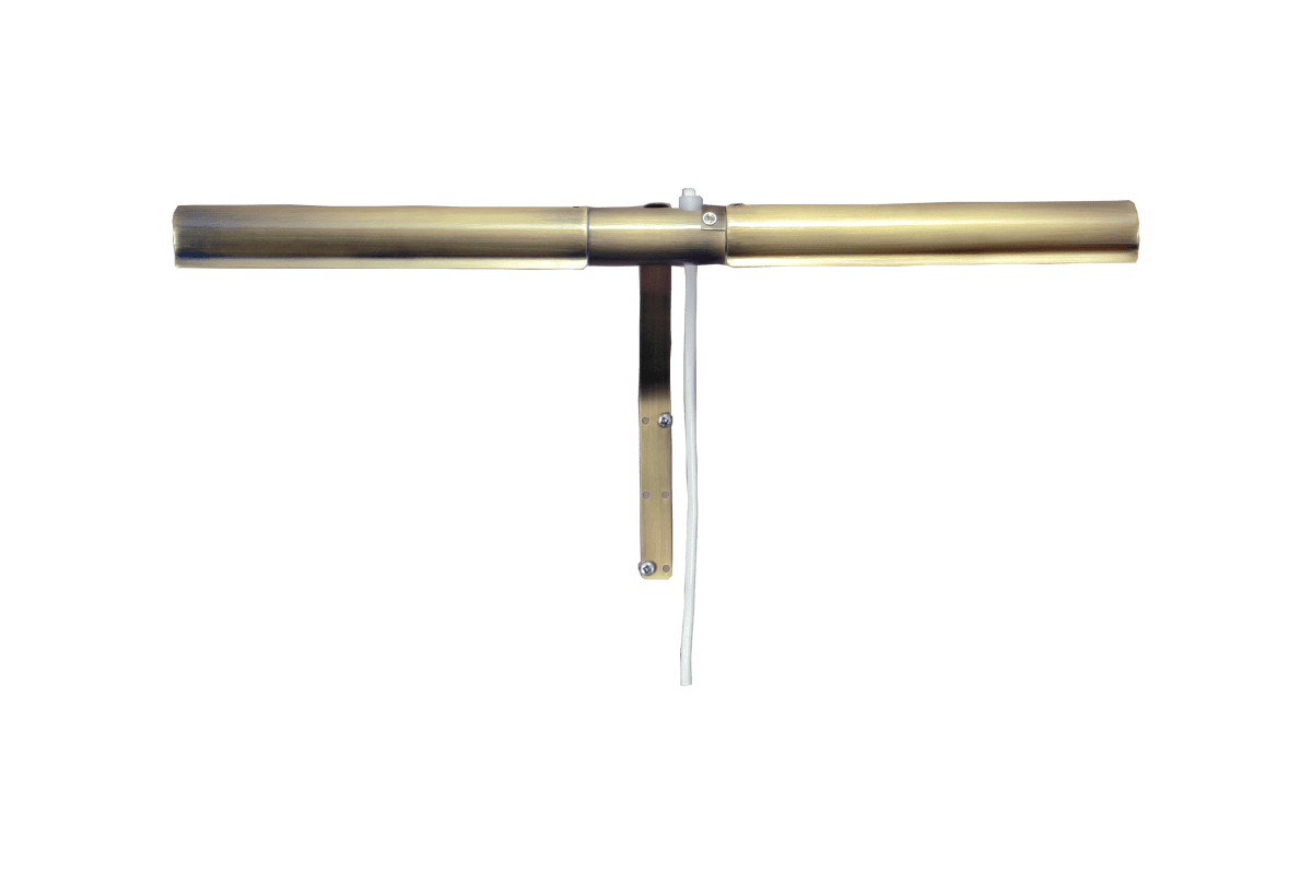 Picasso 47cm Latón antiguo De Aneta Lighting - La lámpara de pared Picasso es una elegante lámpara de metal con acabado en latón antiguo que aporta un toque clásico y sofisticado a cualquier estancia.