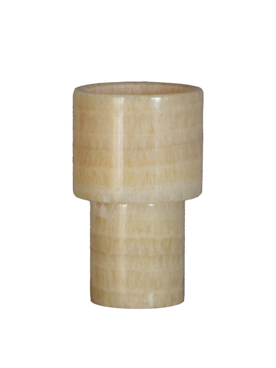 Lucie 16cm Naturaleza portátil De PR Home - La lámpara de mesa recargable Lucie, con su acabado efecto mármol, es una lámpara elegante y acogedora que emite una luz cálida y agradable.