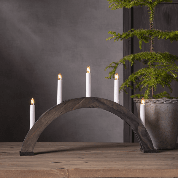 Albo Marrón De Star Trading - Coloque este candelabro sencillo pero elegante en una ventana o en un estante.