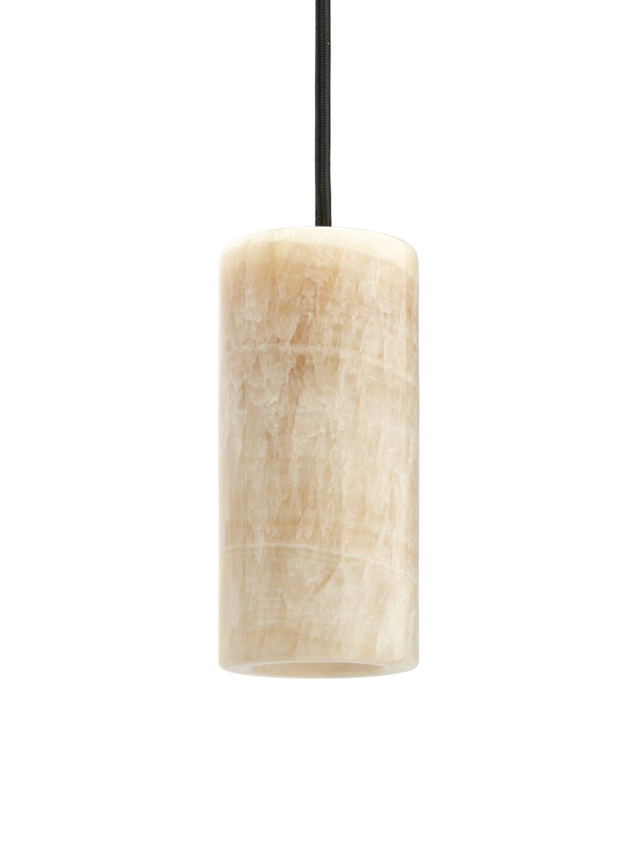 Lucie Ø7 Naturaleza lámpara de ventana De PR Home - Aplique para ventana fabricado en m&aacute;rmol, con casquillo E14, cable textil negro de 4m con enchufe.