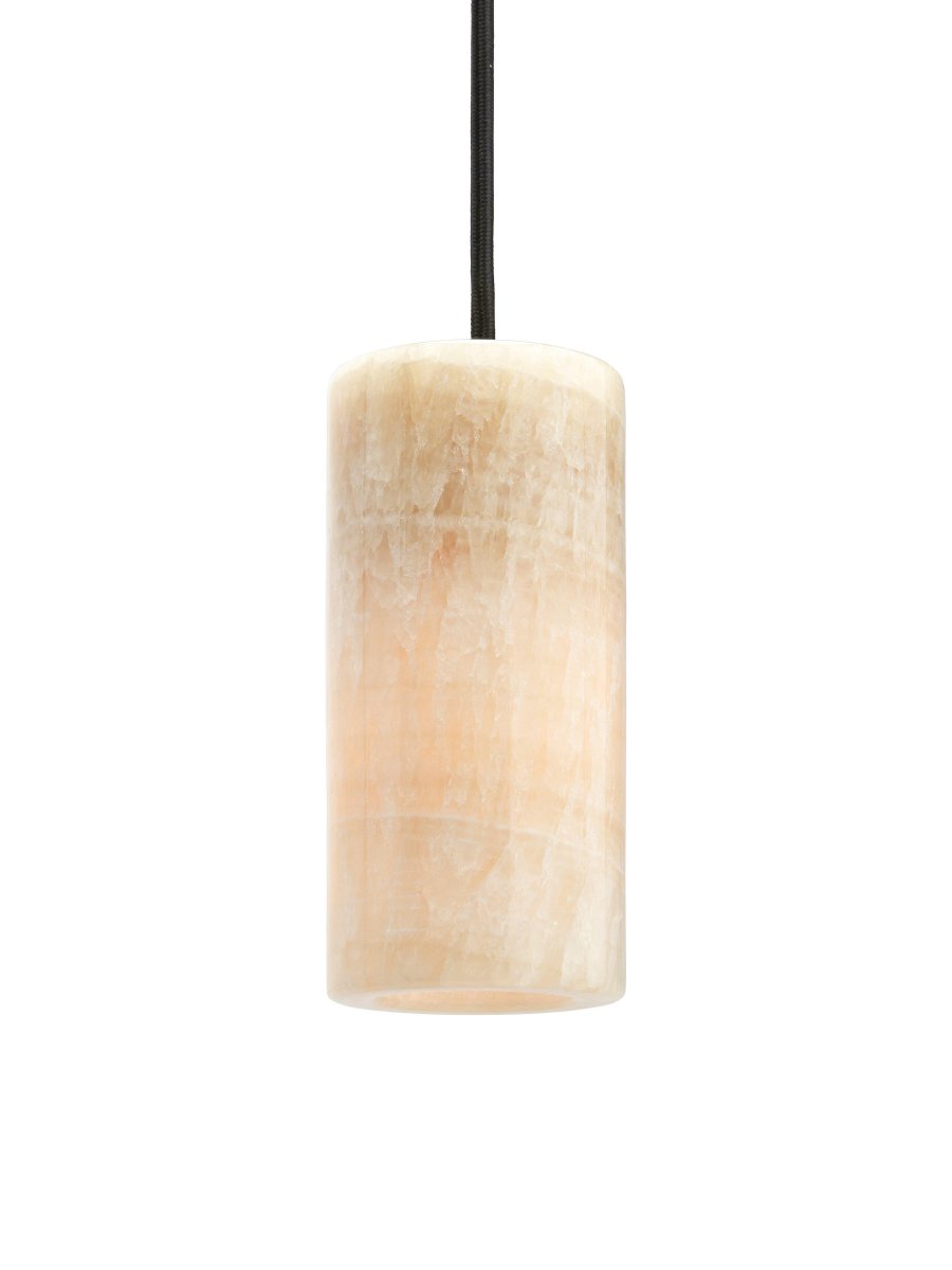 Lucie Ø7 Naturaleza lámpara de ventana De PR Home - Aplique para ventana fabricado en m&aacute;rmol, con casquillo E14, cable textil negro de 4m con enchufe.