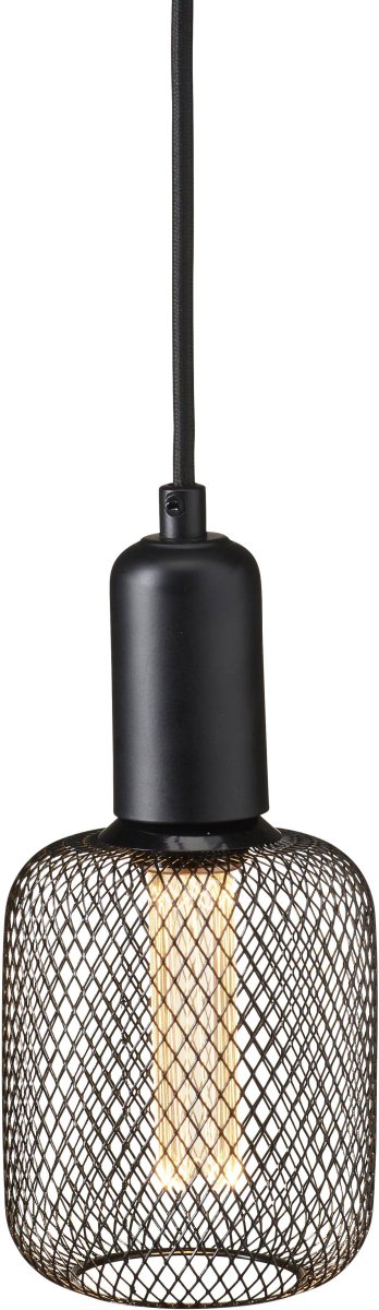 Grid Ø10 Negro lámpara de ventana De PR Home - El portalámparas y la pantalla son de metal con recubrimiento en polvo negro mate.