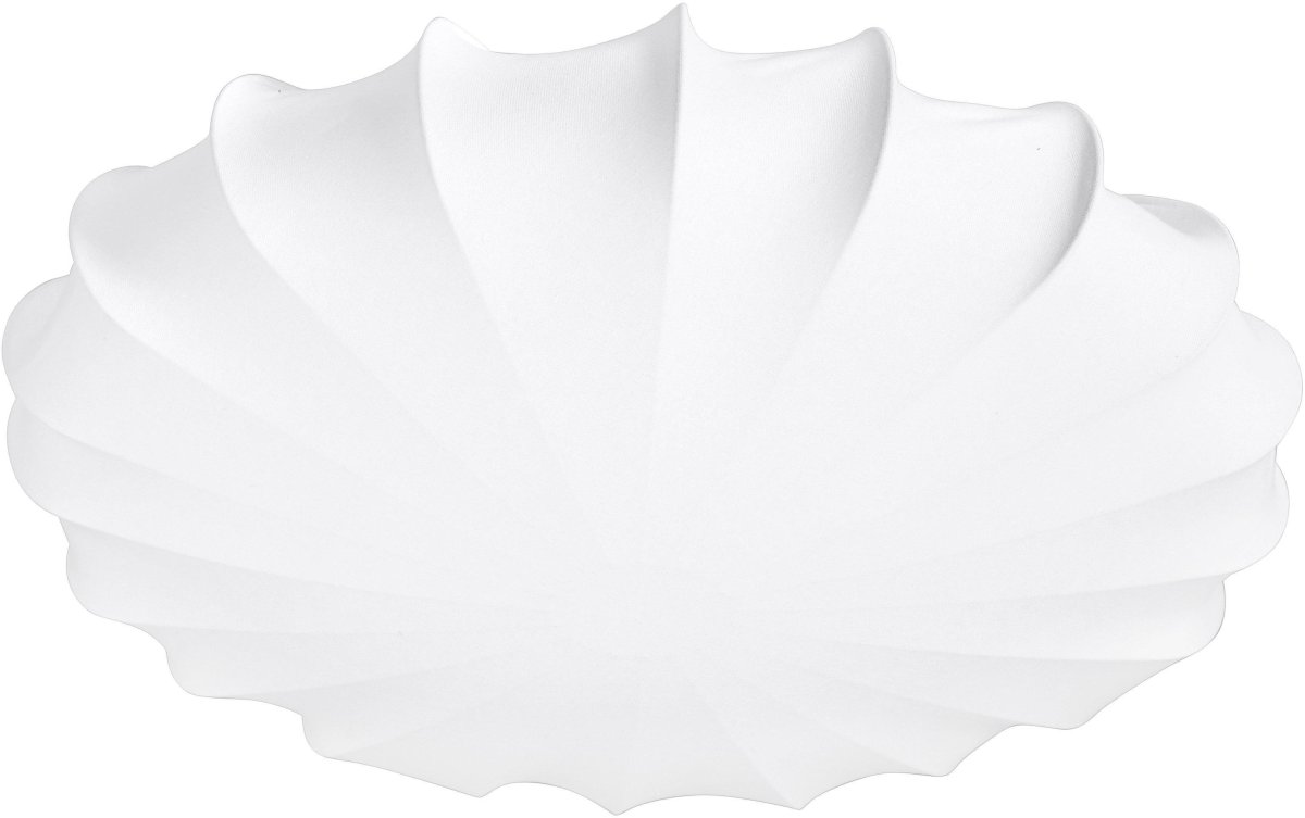 Franza Ø56 Blanco plafón De PR Home - La elegante y moderna lámpara de techo Franza, confeccionada en un precioso tejido de algodón, aporta un ambiente suave y acogedor a cualquier estancia.