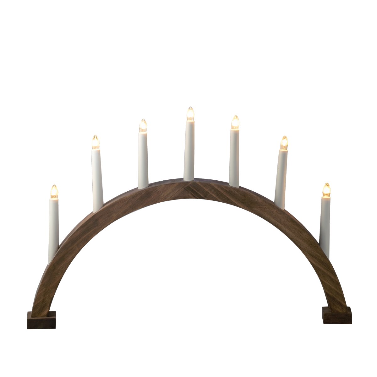 Arch 7 Lights Marrón De Konstsmide - Incluye un cable de 1,7 m, interruptor de encendido/apagado y enchufe.