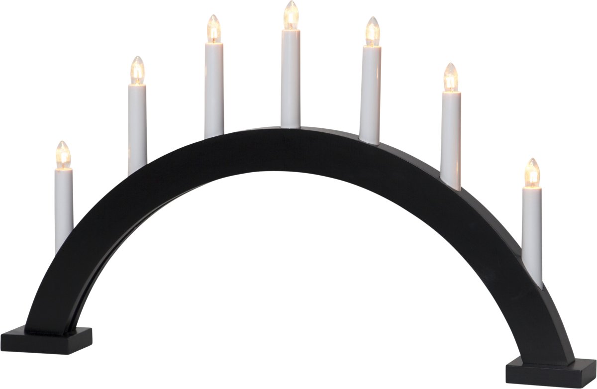 Trapp Negro De Star Trading - Viene con un cable negro de 1,8 m, interruptor de encendido y enchufe.