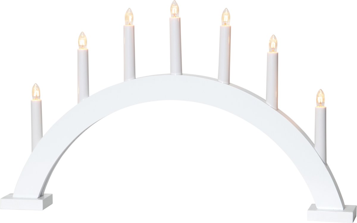 Trapp Blanco De Star Trading - Viene con cable blanco de 1,8 m, interruptor de encendido y enchufe.