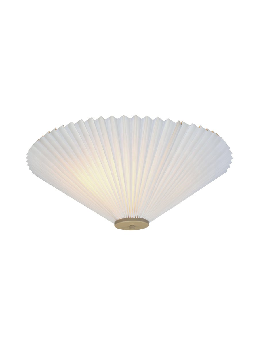 Dora Ø60 Blanco plafón De PR Home - La luminaria dispone de 3 casquillos E14 y est&aacute; preparada para toma de tierra y suspensi&oacute;n mediante gancho en un casquillo de techo existente.