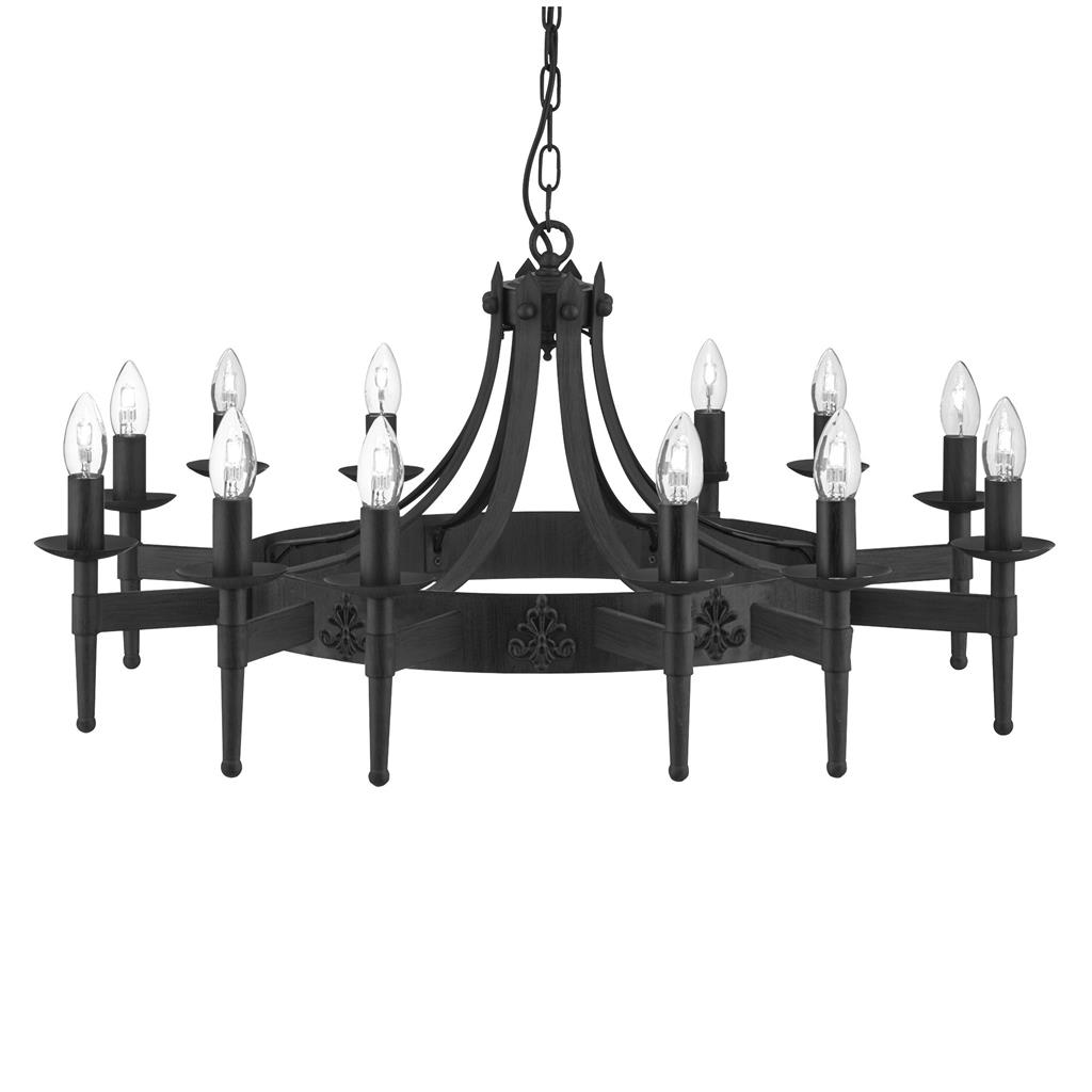 Cartwheel II Ø105 Negro Lámpas de techo De Searchlight - Gracias al ajuste de altura, la l&aacute;mpara se adapta f&aacute;cilmente a diferentes alturas de techo o se puede usar como decoraci&oacute;n de mesa para crear un ambiente dram&aacute;tico y evocador.