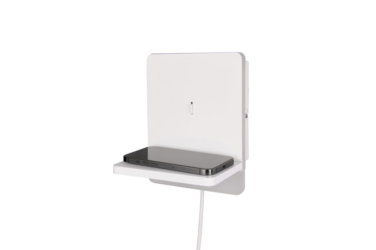 Fairfield 20cm Blanco lámpara de pared De Trio Lighting - La función FLEXconnect permite tanto la instalación permanente como la instalación con cable y enchufe de pared.