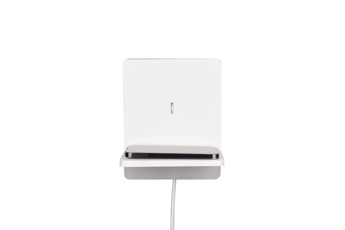 Fairfield 20cm Blanco lámpara de pared De Trio Lighting - La función FLEXconnect permite tanto la instalación permanente como la instalación con cable y enchufe de pared.