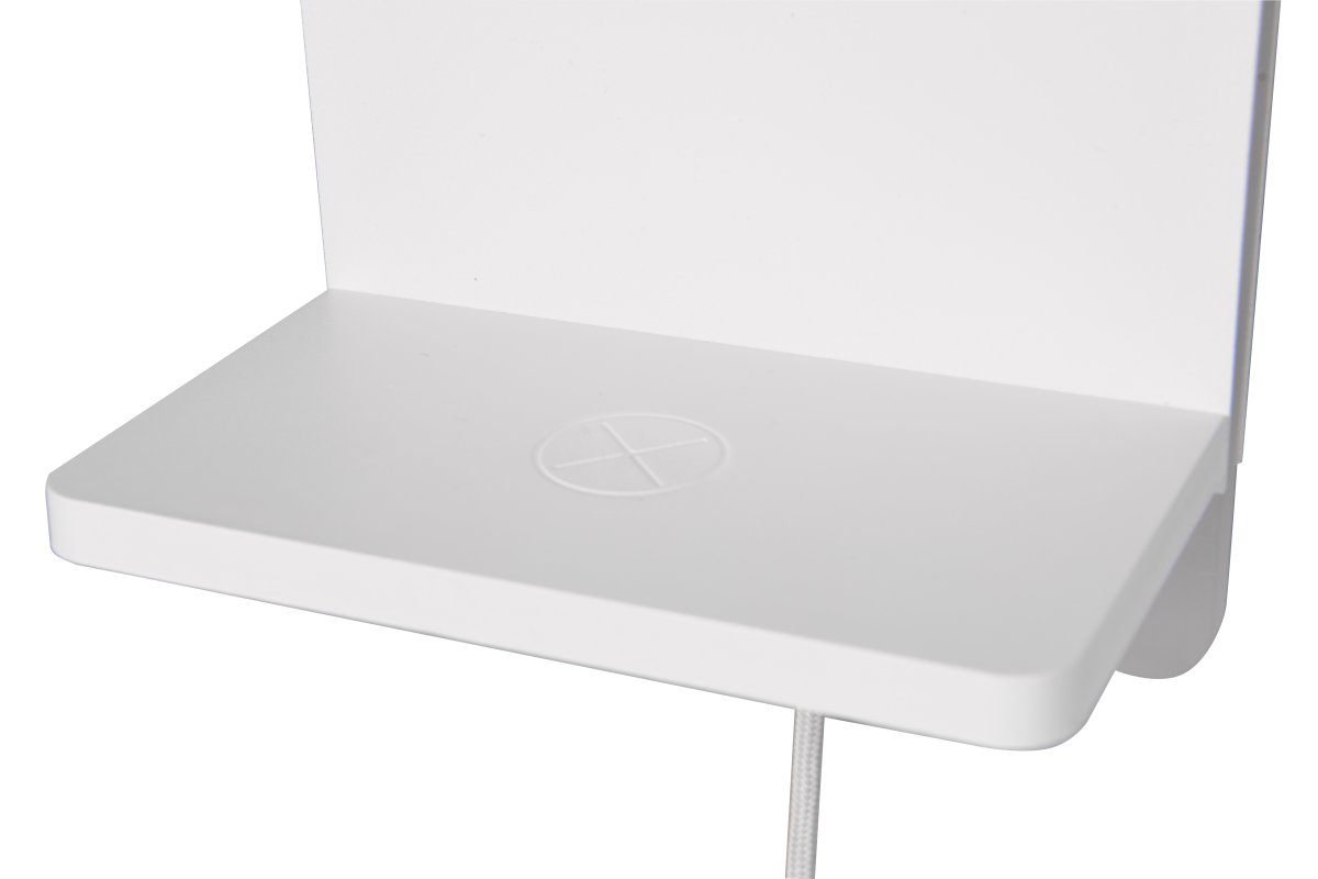 Fairfield 20cm Blanco lámpara de pared De Trio Lighting - La función FLEXconnect permite tanto la instalación permanente como la instalación con cable y enchufe de pared.