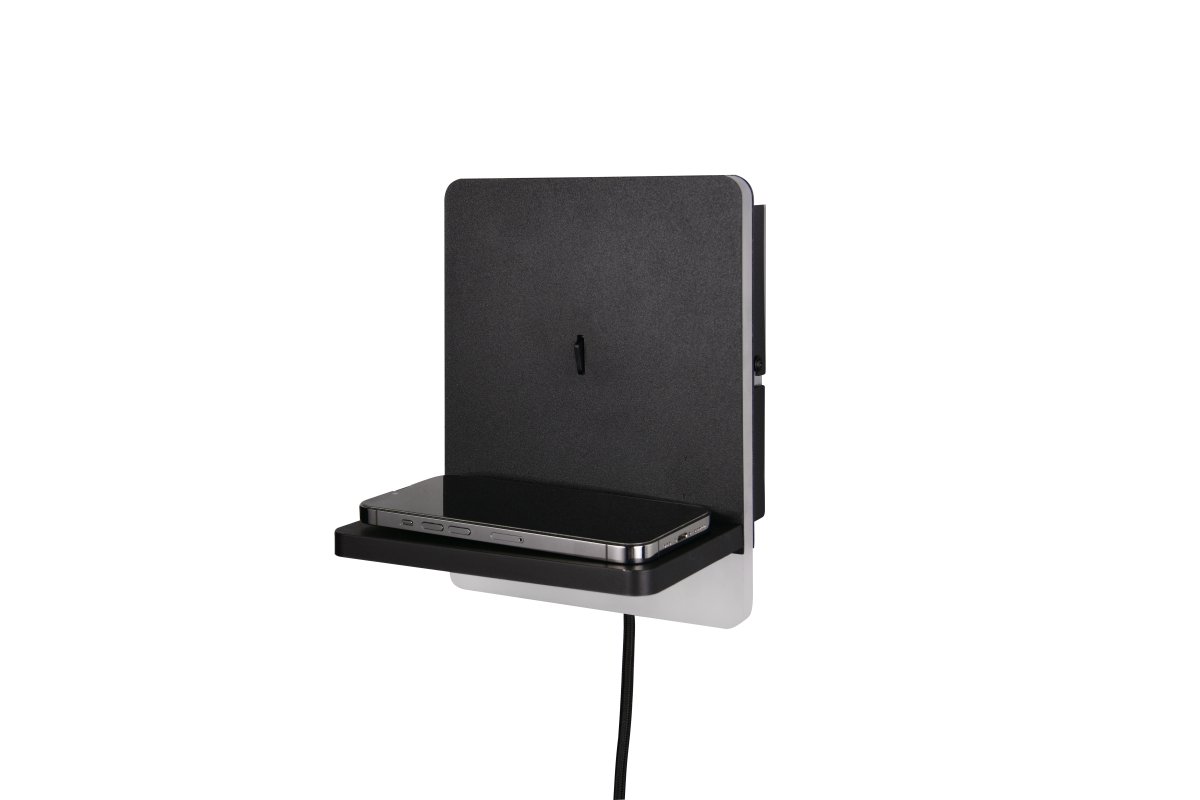 Fairfield 20cm Negro lámpara de pared De Trio Lighting - La funci&oacute;n FLEXconnect permite tanto la instalaci&oacute;n permanente como la instalaci&oacute;n con cable y enchufe de pared.