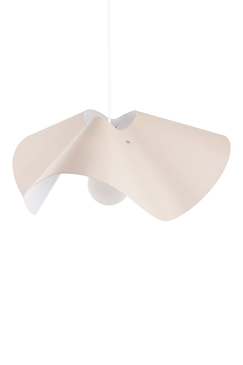 Volang Ø50 Lodo Lámpas de techo De Globen Lighting - La pantalla está pintada de blanco en su interior, el casquillo y el interior están pintados de blanco para crear un contraste suave y difundir la luz.