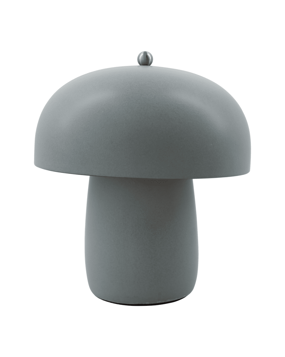 Moss 30cm Gris lámpara de mesa De House Doctor - Esta lámpara de mesa de House Doctor combina maravillosamente el atractivo atemporal de las superficies lisas con la forma suave y esponjosa para crear un diseño contemporáneo.