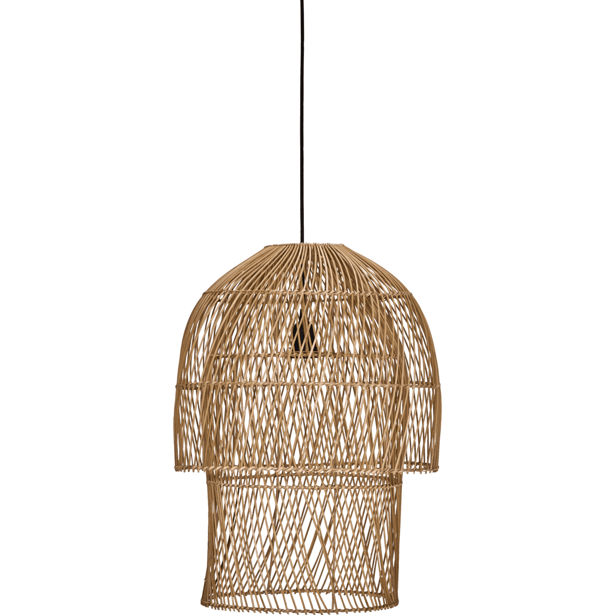 Getti Ø40 Pantalla S/Colgante Naturaleza Lámpas de techo De House Doctor - Se crea una atmósfera maravillosa gracias a la luz que brilla a través de la estructura en espiral abierta de la pantalla de la lámpara.