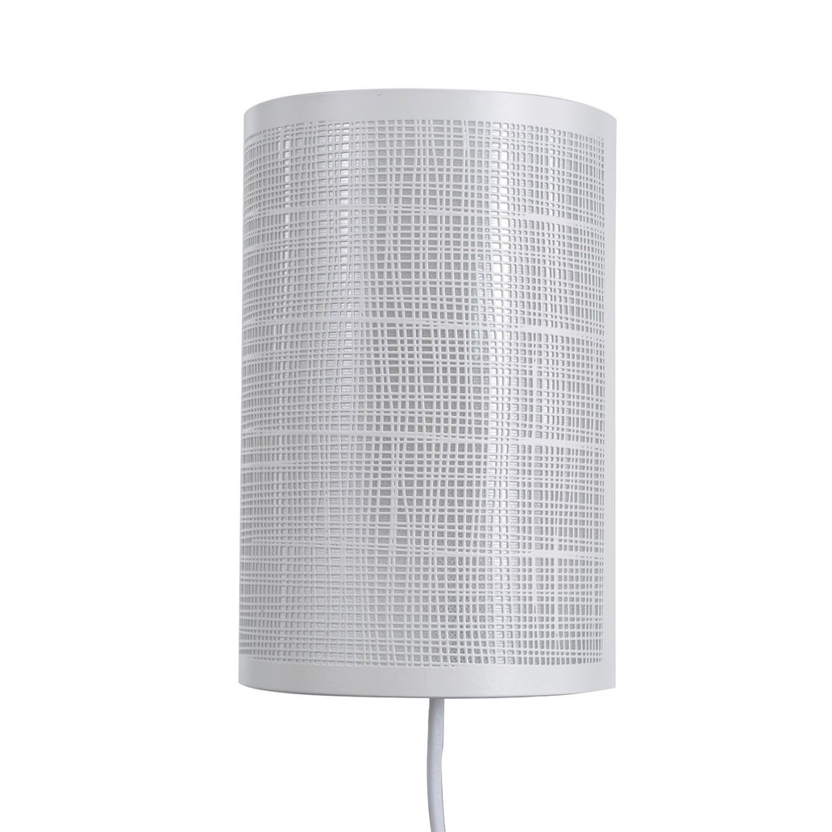 Linn 20cm Blanco lámpara de pared De Oriva - Esta moderna lámpara de pared de metal blanco ofrece una solución de iluminación elegante y sofisticada para su hogar.