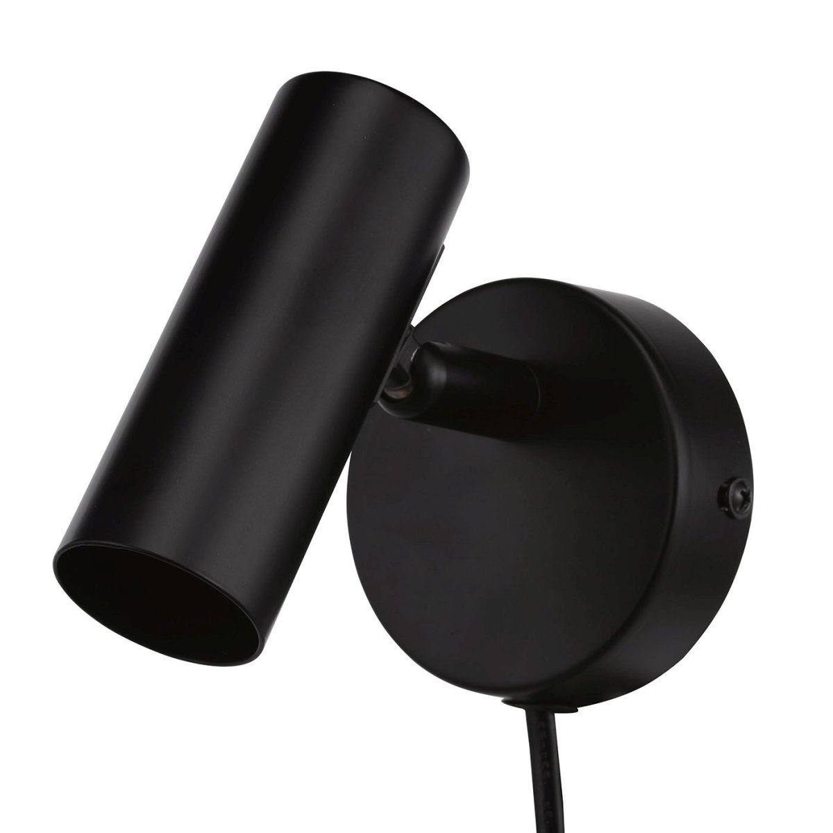 Elliot Negro lámpara de lectura De Oriva - El dise&ntilde;o minimalista y el material de alta calidad lo hacen ideal para dormitorios, salas de estar y estudios.