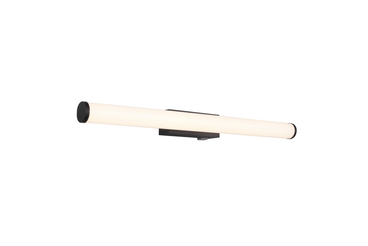 Mattimo 60cm Negro lámpara de baño De Trio Lighting - La elegante lámpara de pared MATTIMO, con su clase de protección IP44, es perfecta para estancias húmedas como los baños.