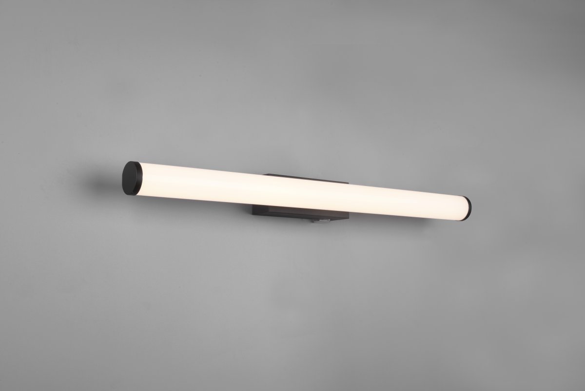 Mattimo 60cm Negro lámpara de baño De Trio Lighting - La elegante lámpara de pared MATTIMO, con su clase de protección IP44, es perfecta para estancias húmedas como los baños.