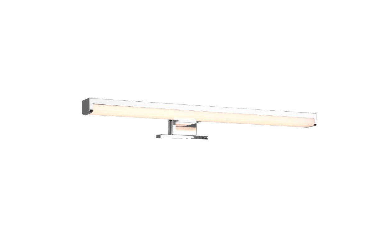Lino 40cm Cromo lámpara de baño De Trio Lighting - &iexcl;Dise&ntilde;a tu ba&ntilde;o con estilo con la l&aacute;mpara de pared LINO!