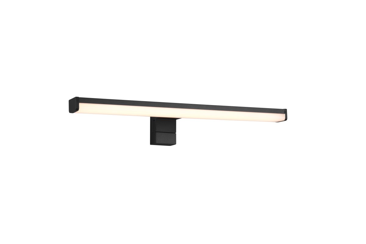 Lino 40cm Negro lámpara de baño De Trio Lighting - ¡Diseña tu baño con estilo con la lámpara de pared LINO!