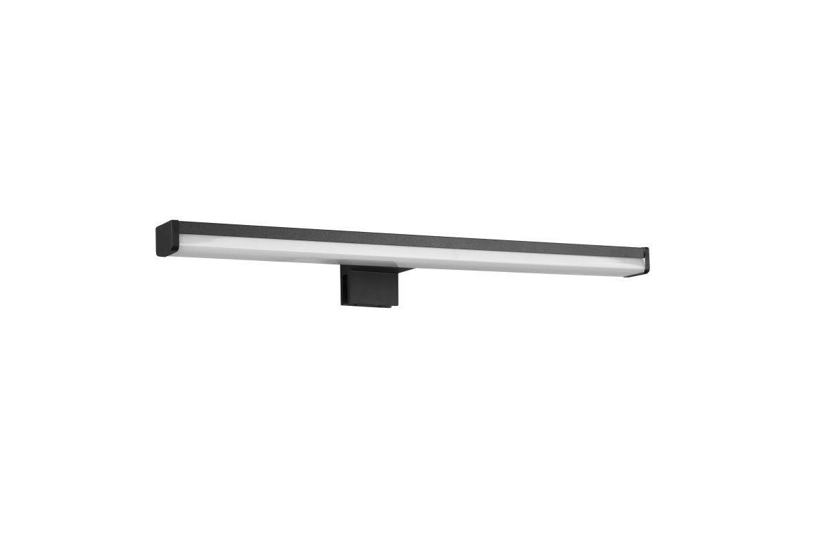 Lino 40cm Negro lámpara de baño De Trio Lighting - ¡Diseña tu baño con estilo con la lámpara de pared LINO!