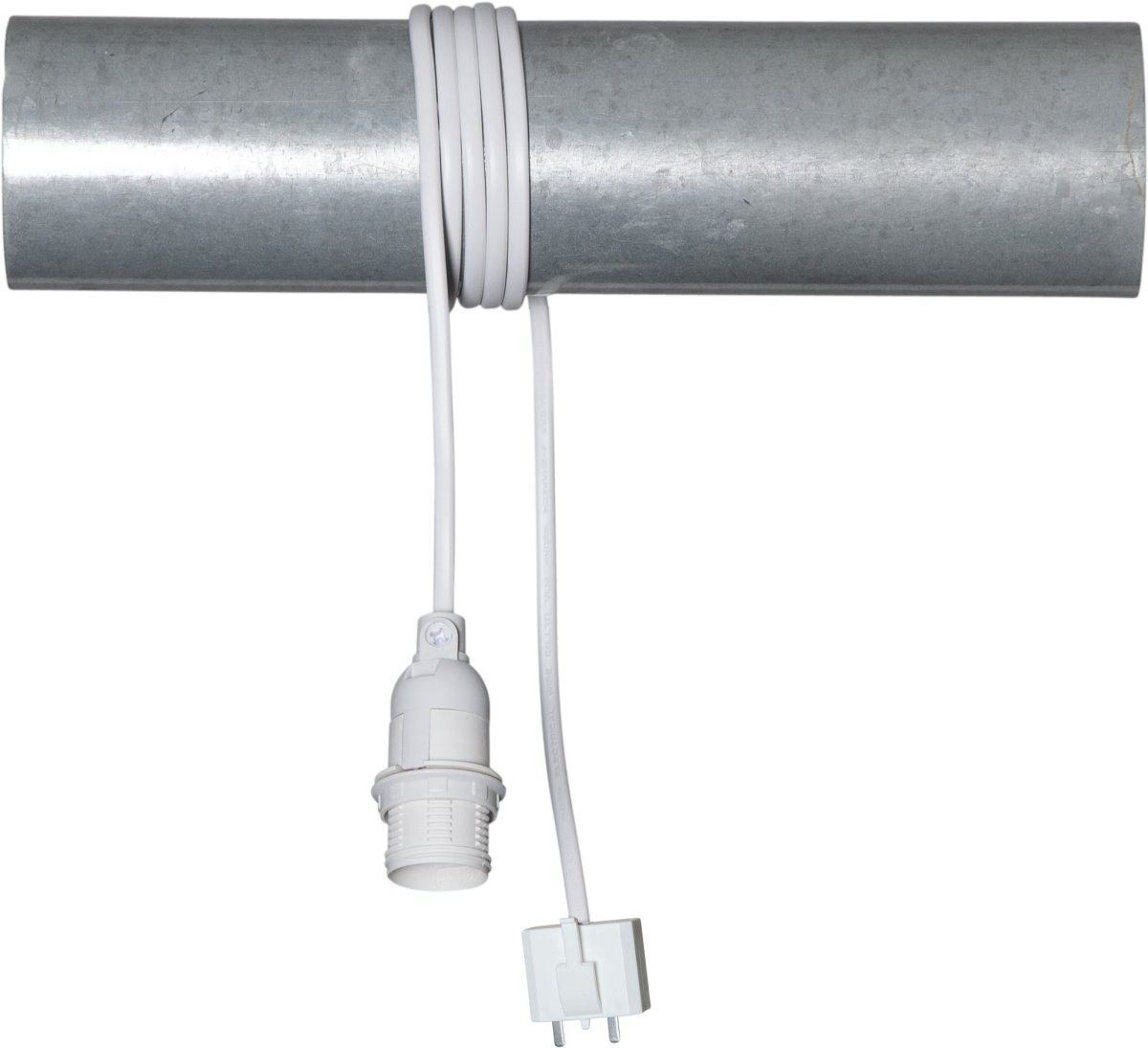 Basic Kit De Suspensión DCL Blanco De Star Trading - Bandeja portacables completa con conector de techo DCL, la longitud del cable es de 1,5 m y se puede regular en altura mediante suspensión de 3 orificios.