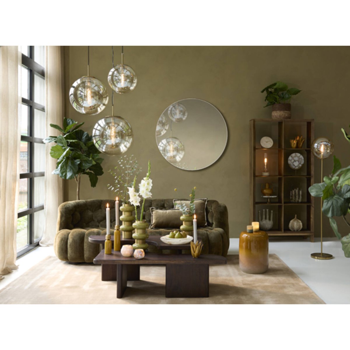Medina Ø48 Transparente Lámpas de techo De Light & Living - 