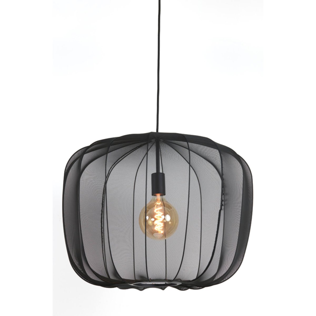 Plumeria Ø60 Negro Lámpas de techo De Light & Living - 